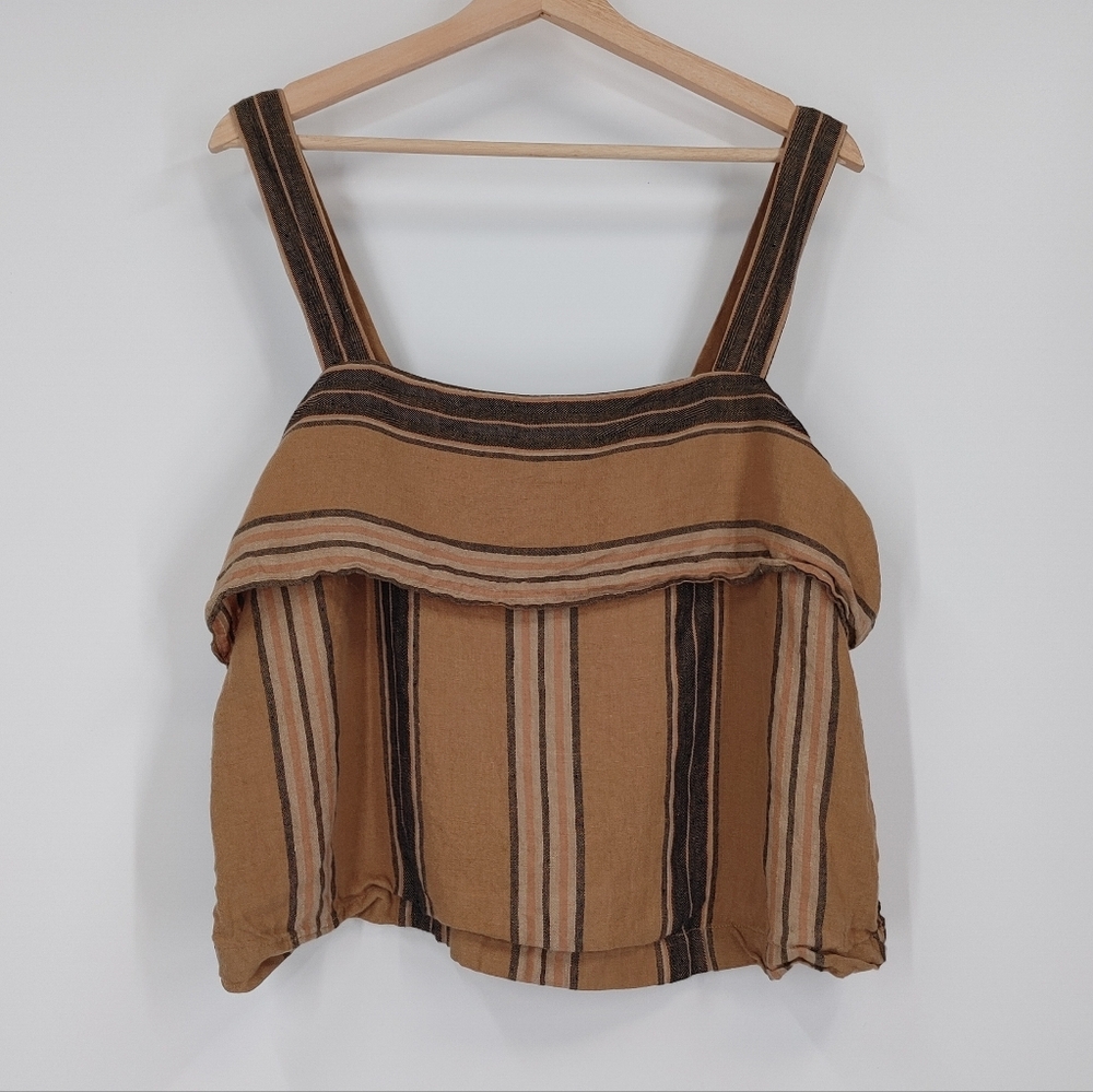 Banana Republic Striped Linen Cami